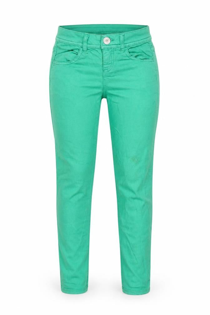 United Colors of Benetton Womens Green Cotton Jegging Jeans Size 26 in L27 in Regular Zip
