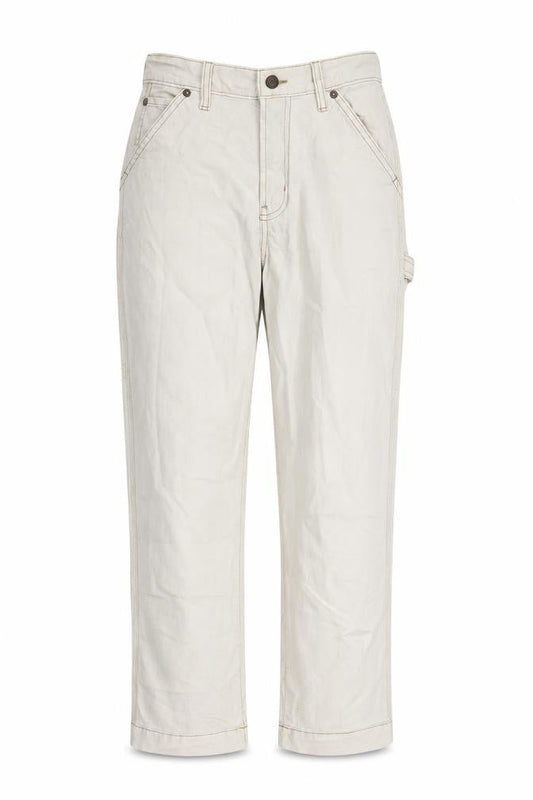 Gap Womens Beige Cotton Cropped Jeans Size 26 in L25 in Regular Zip