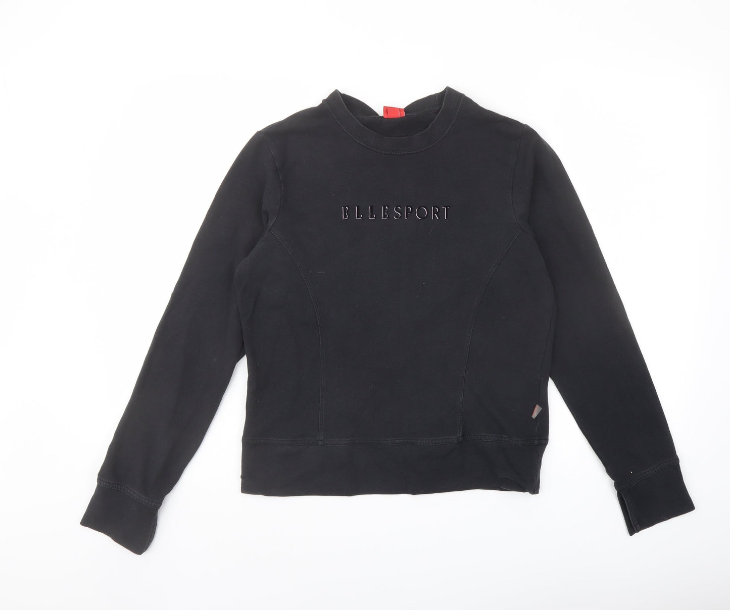 Elle Sport Womens Grey Cotton Pullover Sweatshirt Size 12 Pullover
