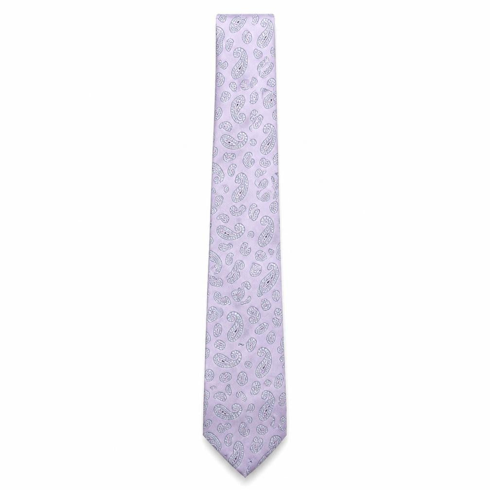 Simon Carter Mens Purple Geometric Silk Pointed Tie One Size