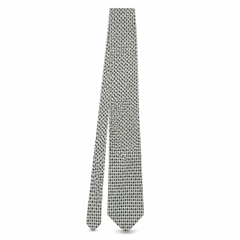 Tie Rack Mens Multicoloured Geometric Silk Pointed Tie One Size