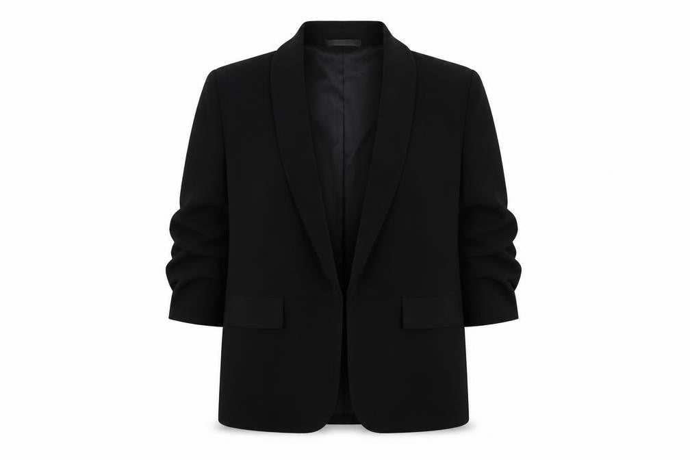 Pink Boutique Womens Black Jacket Blazer Size M - Open