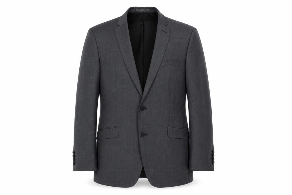 Mens 40 Chest Regular Racing Green Grey Two-Button