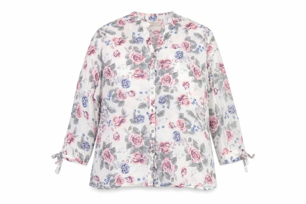 Womens UK Size 16 anna rose White Viscose Button-Up