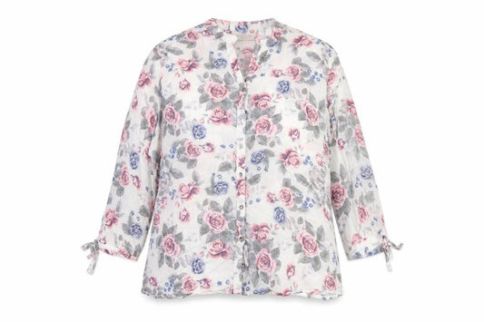 Womens UK Size 16 anna rose White Viscose Button-Up