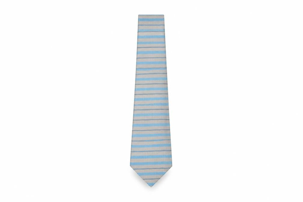 Michaelsons Mens Multicoloured Striped Polyester Pointed Tie One Size