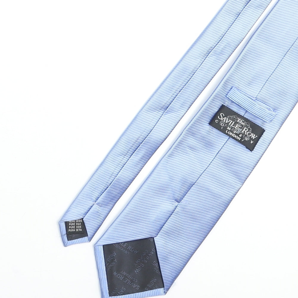 The Savile Row Company Mens Blue Silk Pointed Tie One Size