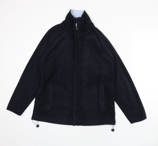Maine New England Womens Blue Jacket Size 10 Zip