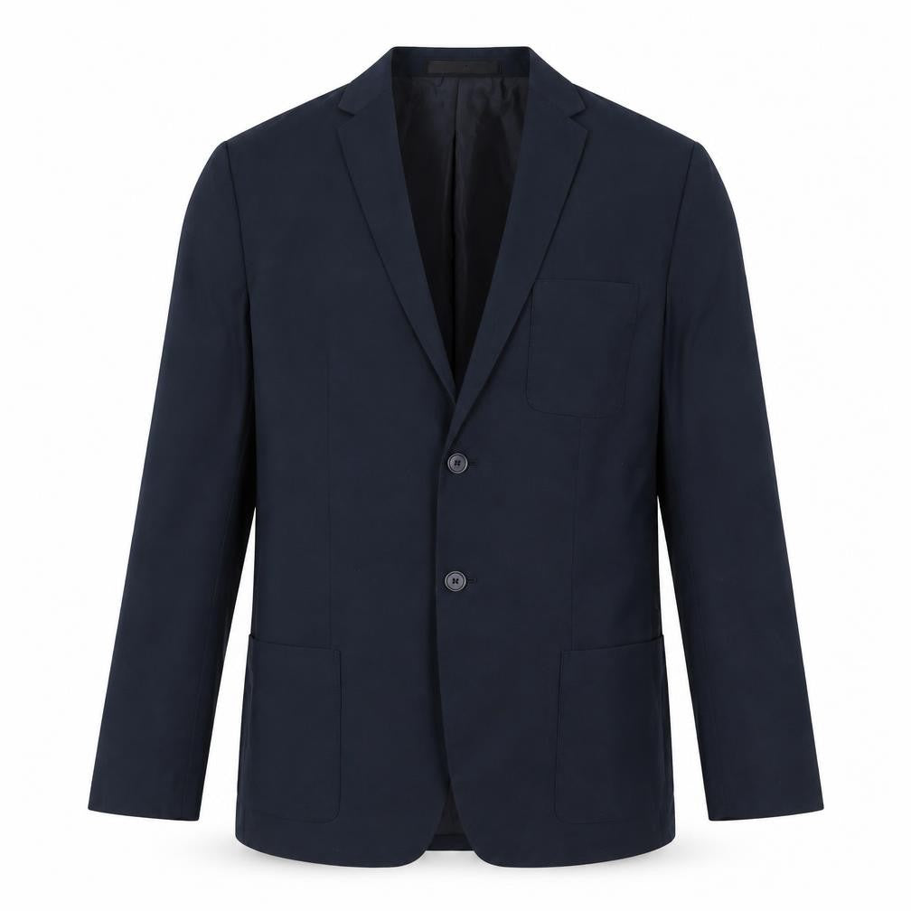 Marks and Spencer Mens Blue Polyester Jacket Blazer Size 41 Regular - 41 Inch Chest