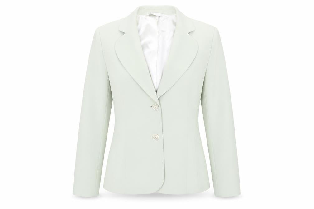 BHS Womens Green Polyacrylate Fibre Jacket Blazer Size 12