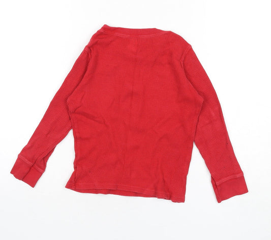 Gap Boys Red 100% Cotton Pullover Sweatshirt Size 5 Years Pullover
