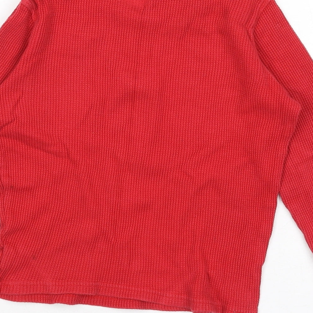 Gap Boys Red 100% Cotton Pullover Sweatshirt Size 5 Years Pullover