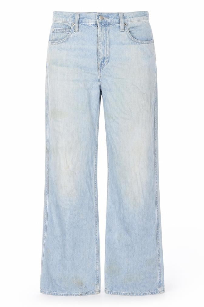 Uniqlo Womens Blue Cotton Bootcut Jeans Size 25 in L31 in Regular Zip