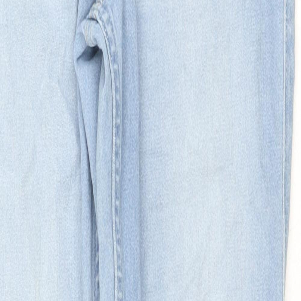 Hollister Womens Blue Cotton Skinny Jeans Size 27 in L29 in Regular Zip