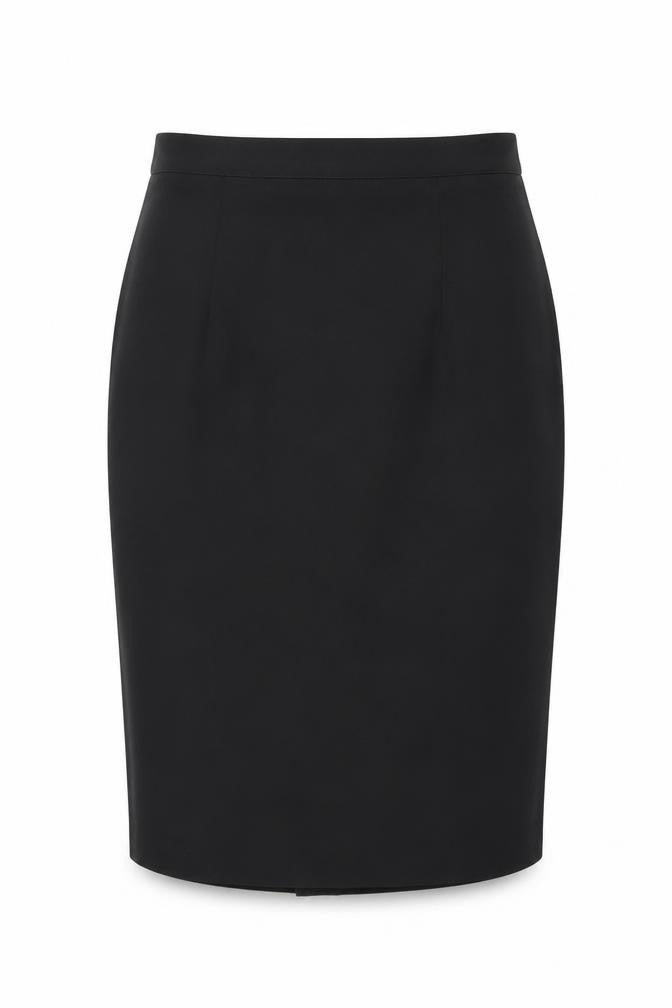 Parigi Womens Black Polyester Straight & Pencil Skirt Size 12 Zip