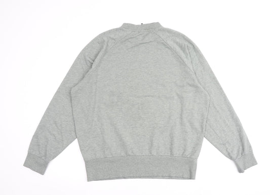 COLLUSION Womens Green Cotton Pullover Sweatshirt Size 8 Pullover