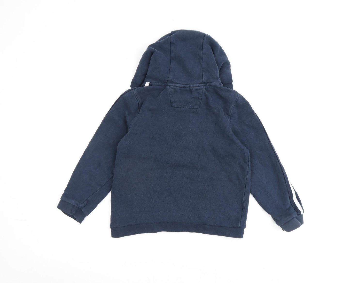 Crew Clothing Boys Blue 100% Cotton Pullover Hoodie Size 9-10 Years Pullover