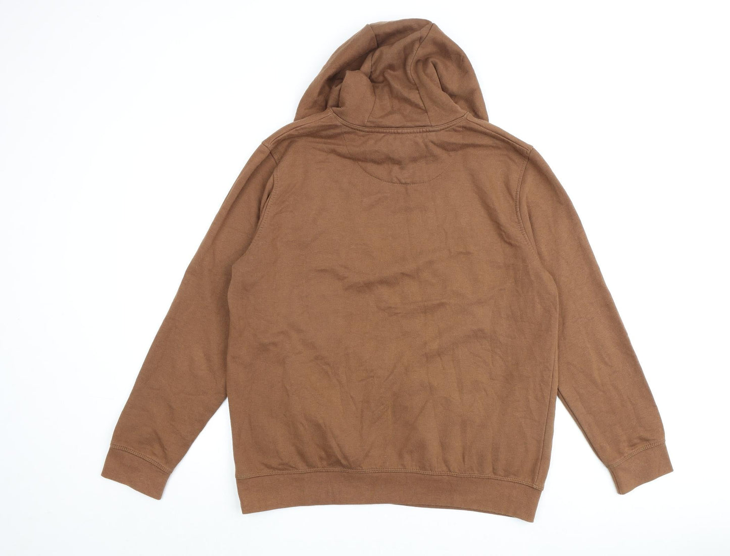 Burton Mens Brown Cotton Pullover Hoodie Size L