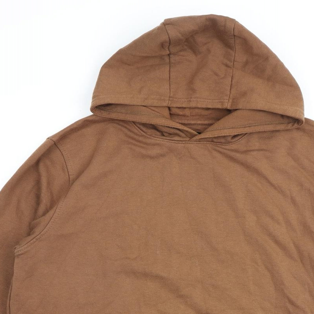 Burton Mens Brown Cotton Pullover Hoodie Size L