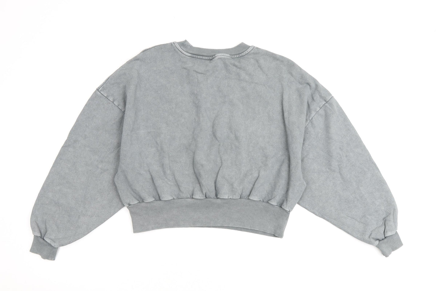 ASOS Womens Grey Cotton Pullover Sweatshirt Size 6 Pullover