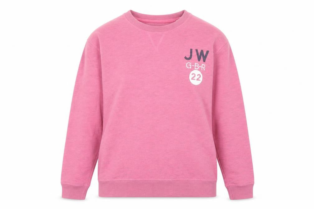 Womens UK 6 Regular Jack Wills Pink Pullover Sweatshirt