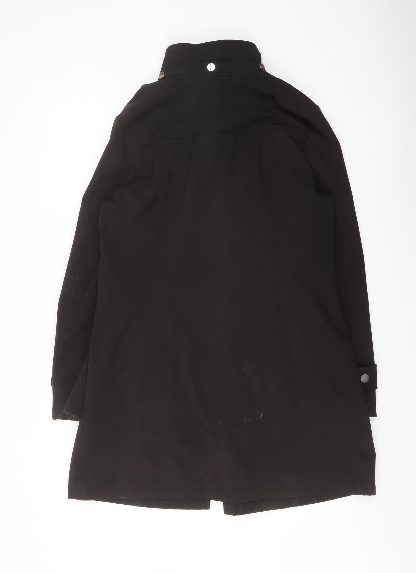 AJG Womens Black Jacket Coat Size M Zip