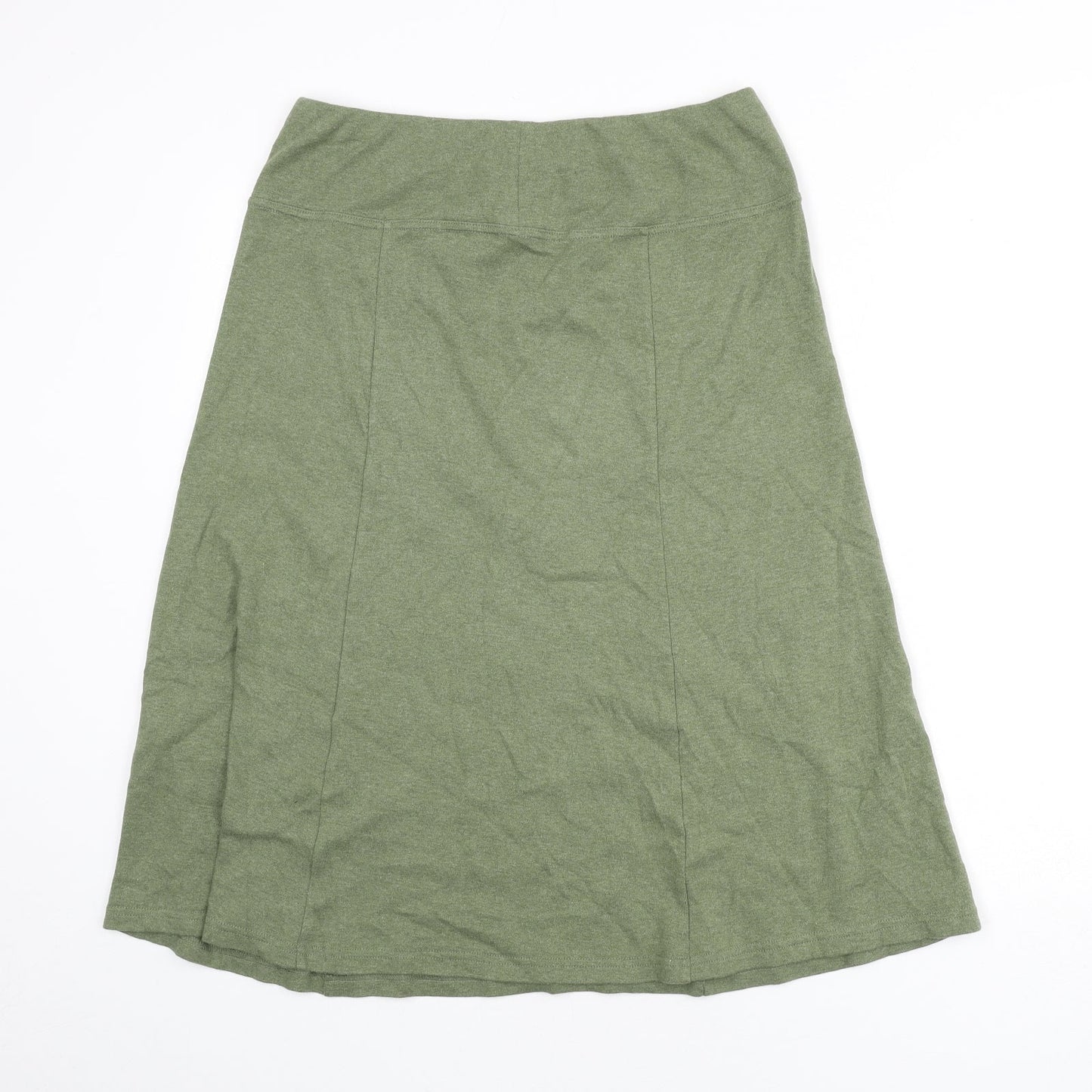 Cotswold Collections Womens Green Cotton Flare Skirt Size M