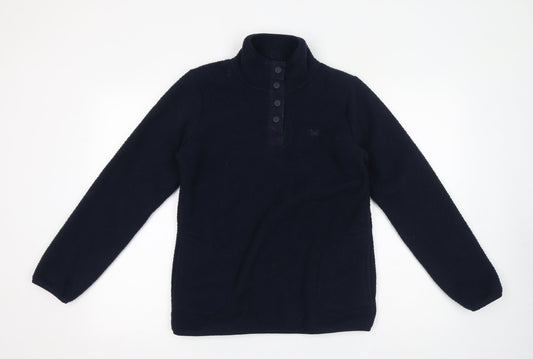 Crew Clothing Womens Blue Polyester Pullover Sweatshirt Size 8 Pullover