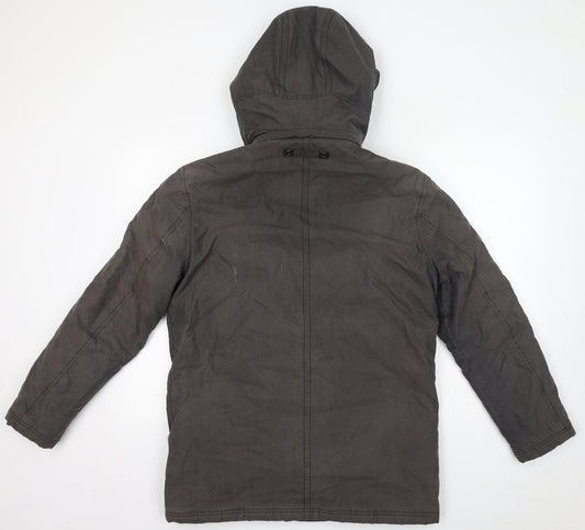 Quebramar Womens Brown Jacket Size S Zip - Unisex