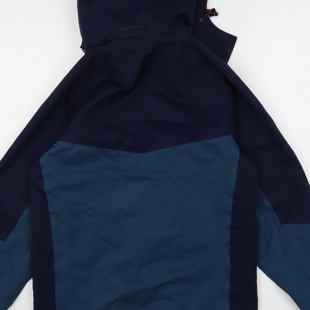 Hi Gear Mens Green Windbreaker Jacket Size XS Zip - Hooded