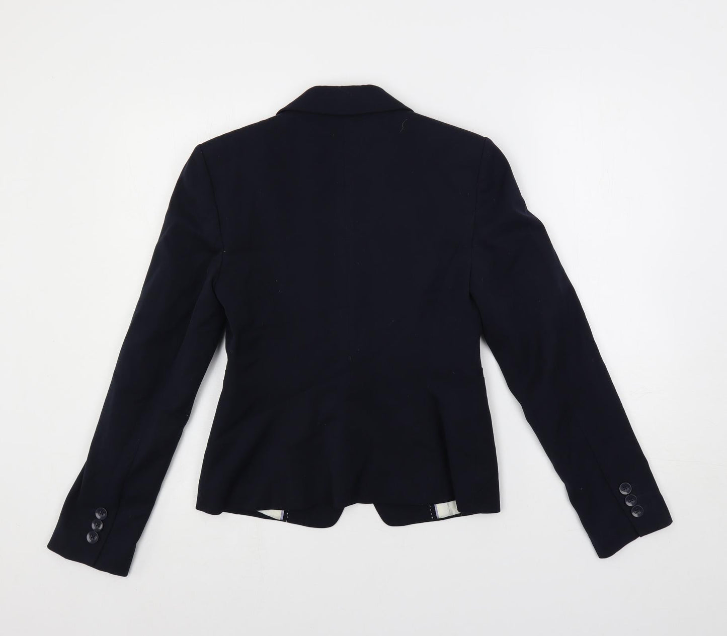 Marks and Spencer Womens Blue Jacket Blazer Size 8 Button