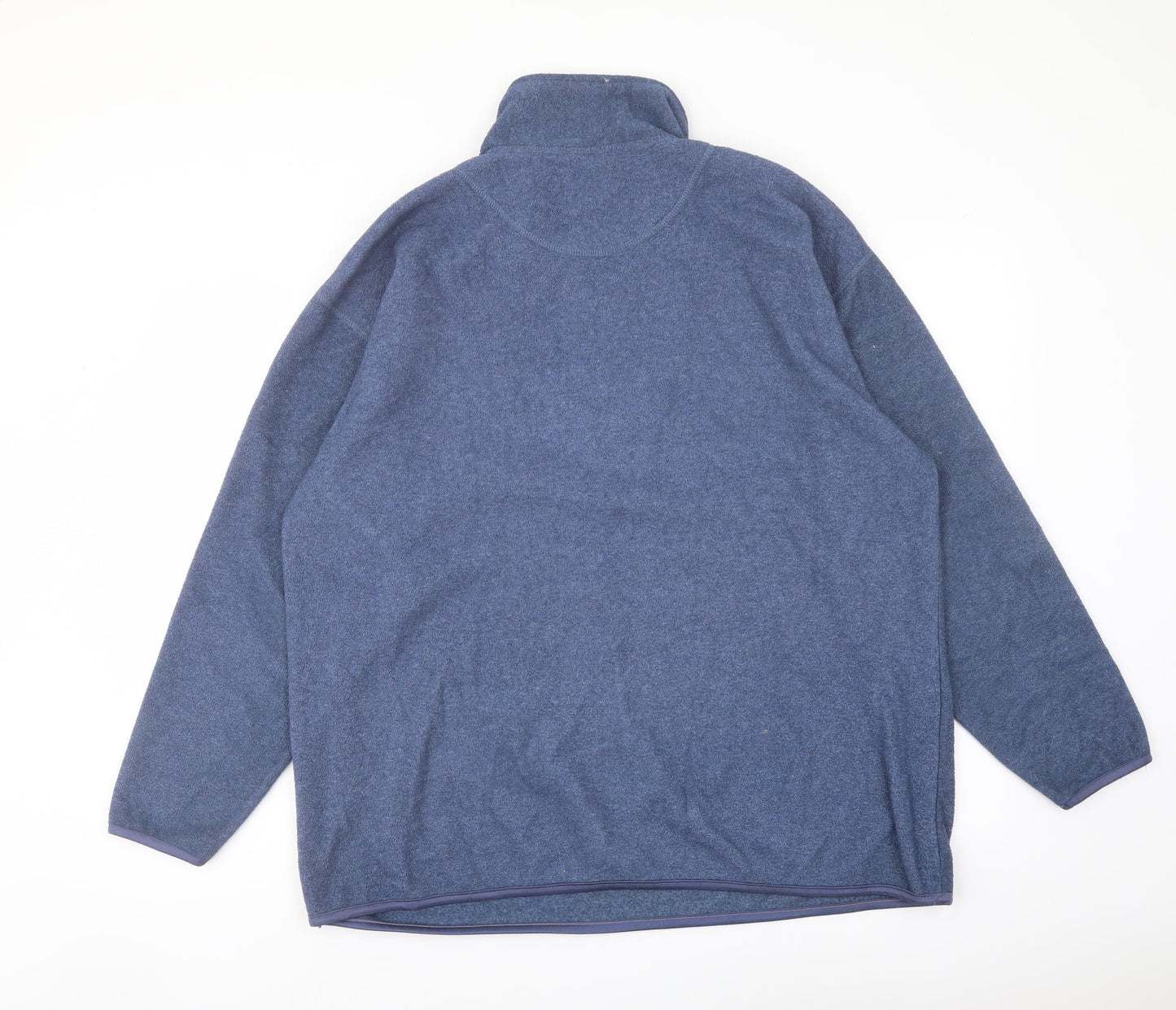 Authentic Sport Womens Blue Polyester Pullover Sweatshirt Size 18 Zip
