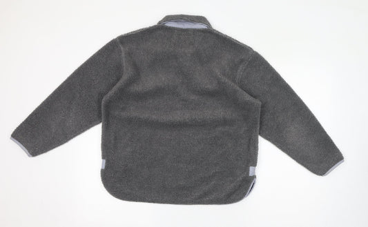 Jackpot Womens Grey Polyester Pullover Sweatshirt Size 4 Pullover