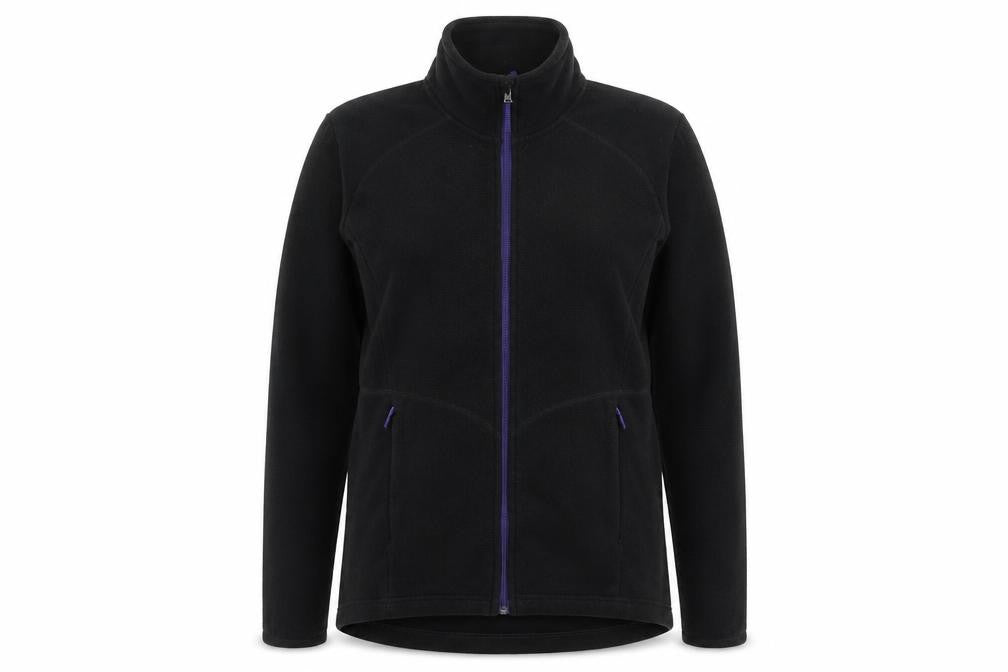 Marks & Spencer Womens Black Jacket Size 10 Zip - Zip Pockets
