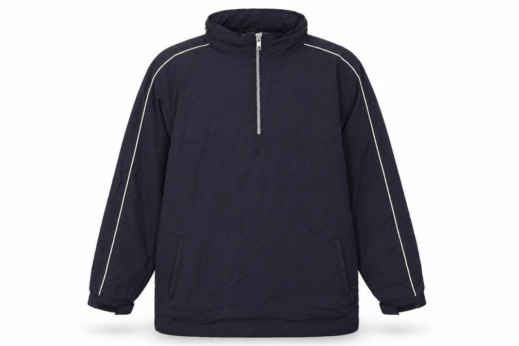 Game Gear Mens Blue Jacket Poncho Size L Zip - Pockets