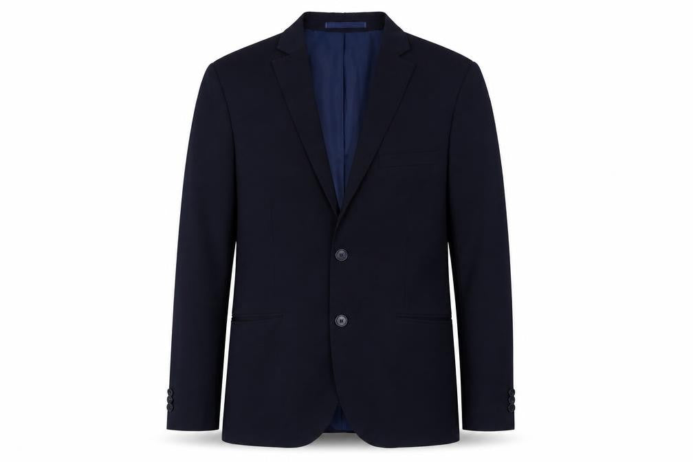 Marks and Spencer Mens Blue Polyester Jacket Suit Jacket Size 36 Regular