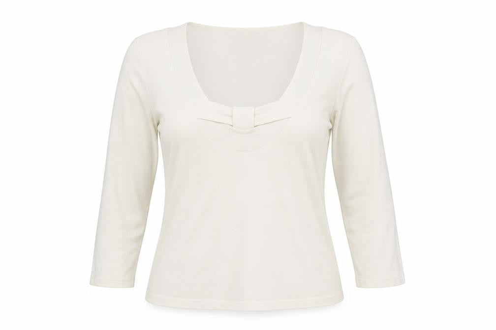 Womens UK Size 12 Alex & Co. White Viscose Blouse