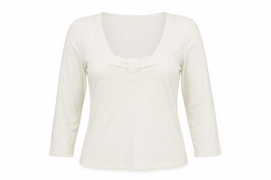 Womens UK Size 12 Alex & Co. White Viscose Blouse