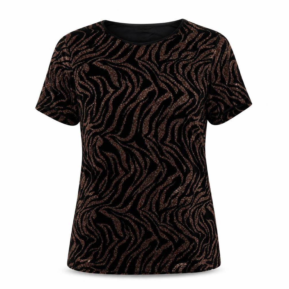 Womens UK Size M Anna Rose Black Polyester Blouse