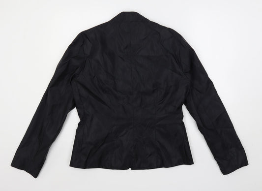 Hennes Collection Womens Black Jacket Size 14 Zip