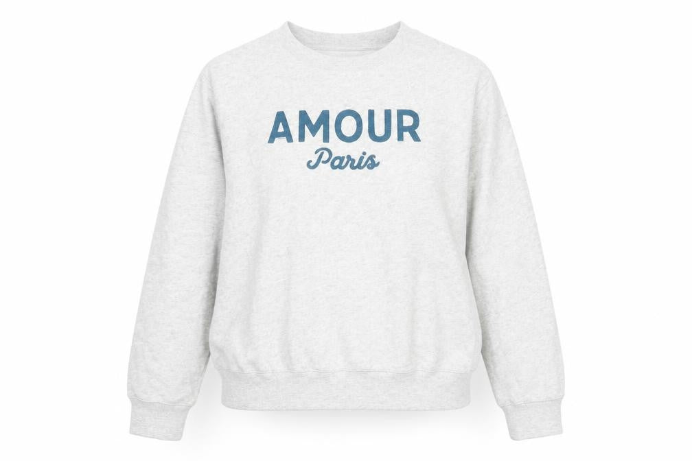Marks and Spencer Womens Grey Cotton Pullover Sweatshirt Size XS Pullover - Amour Paris