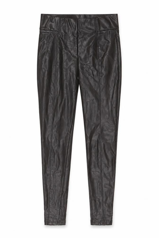 Marks and Spencer Womens Brown Polyester Jegging Trousers Size 8 L26 in Regular
