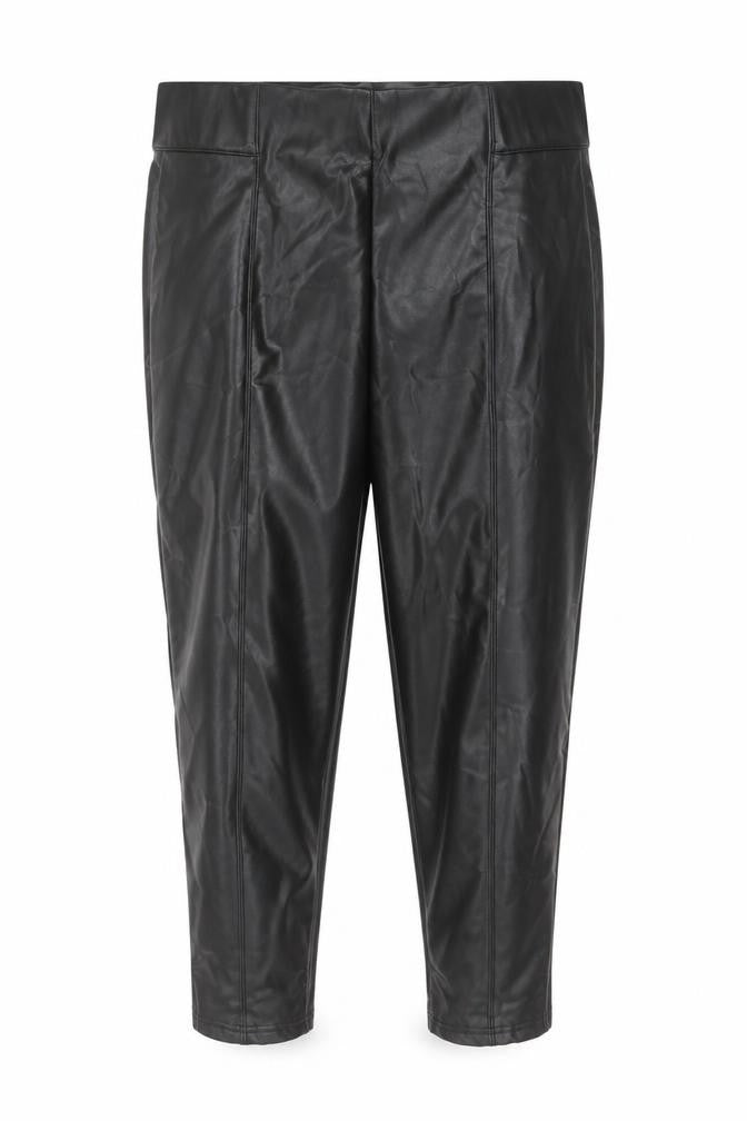 Marks and Spencer Womens Black Polyester Trousers Size 20 L24 in Regular