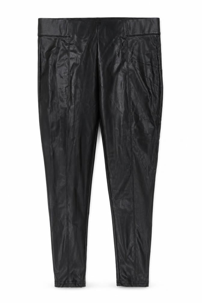 Marks and Spencer Womens Black Polyester Trousers Size 18 L27 in Regular