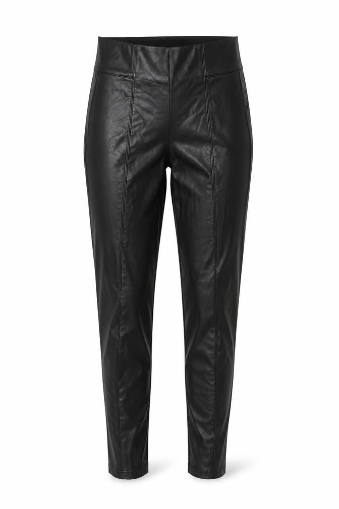 Marks and Spencer Womens Black Polyester Trousers Size 8 L27 in Regular