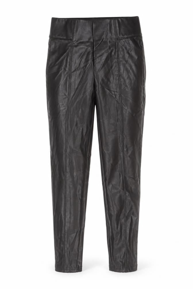 Marks and Spencer Womens Brown Polyester Trousers Size 6 L25 in Regular