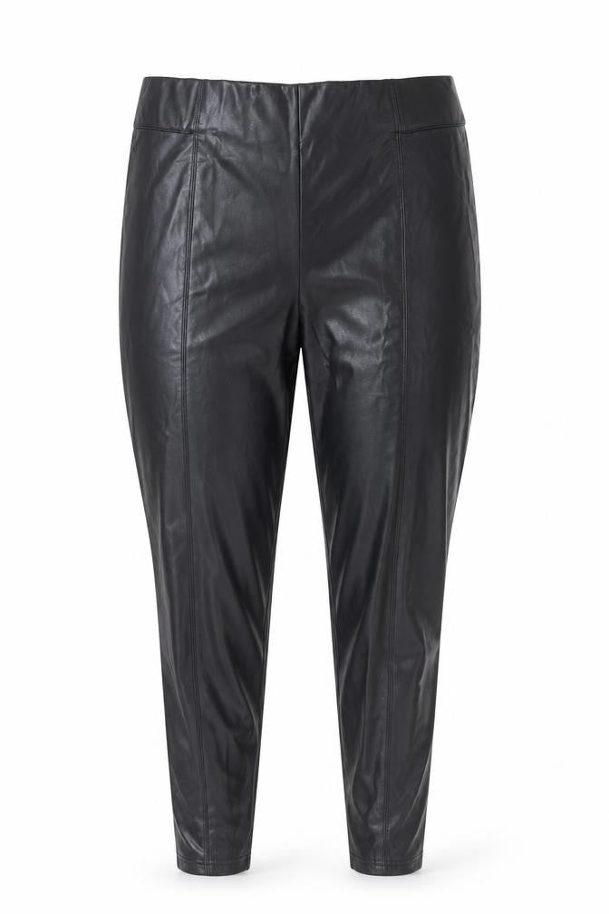 Marks and Spencer Womens Black Polyester Trousers Size 18 L27 in Regular