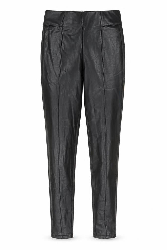 Marks and Spencer Womens Black Polyester Trousers Size 8 L27 in Regular