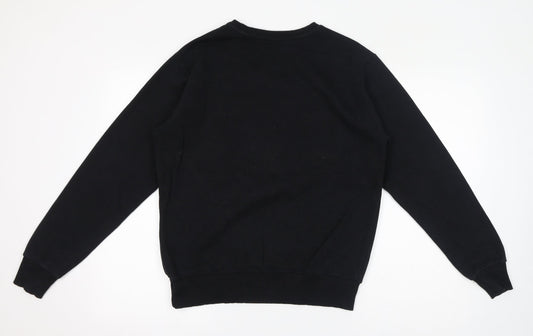 Disney Womens Black Cotton Pullover Sweatshirt Size XS Pullover - Sunset, Simba, The Lion King, Velvet Silhouettes