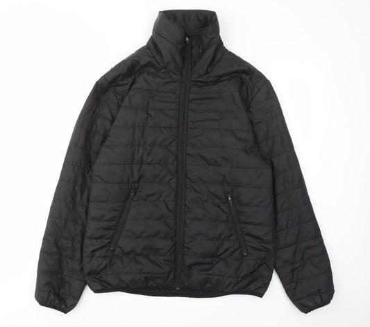SWELL Womens Black Jacket Size 14 Zip - Zip Pocket